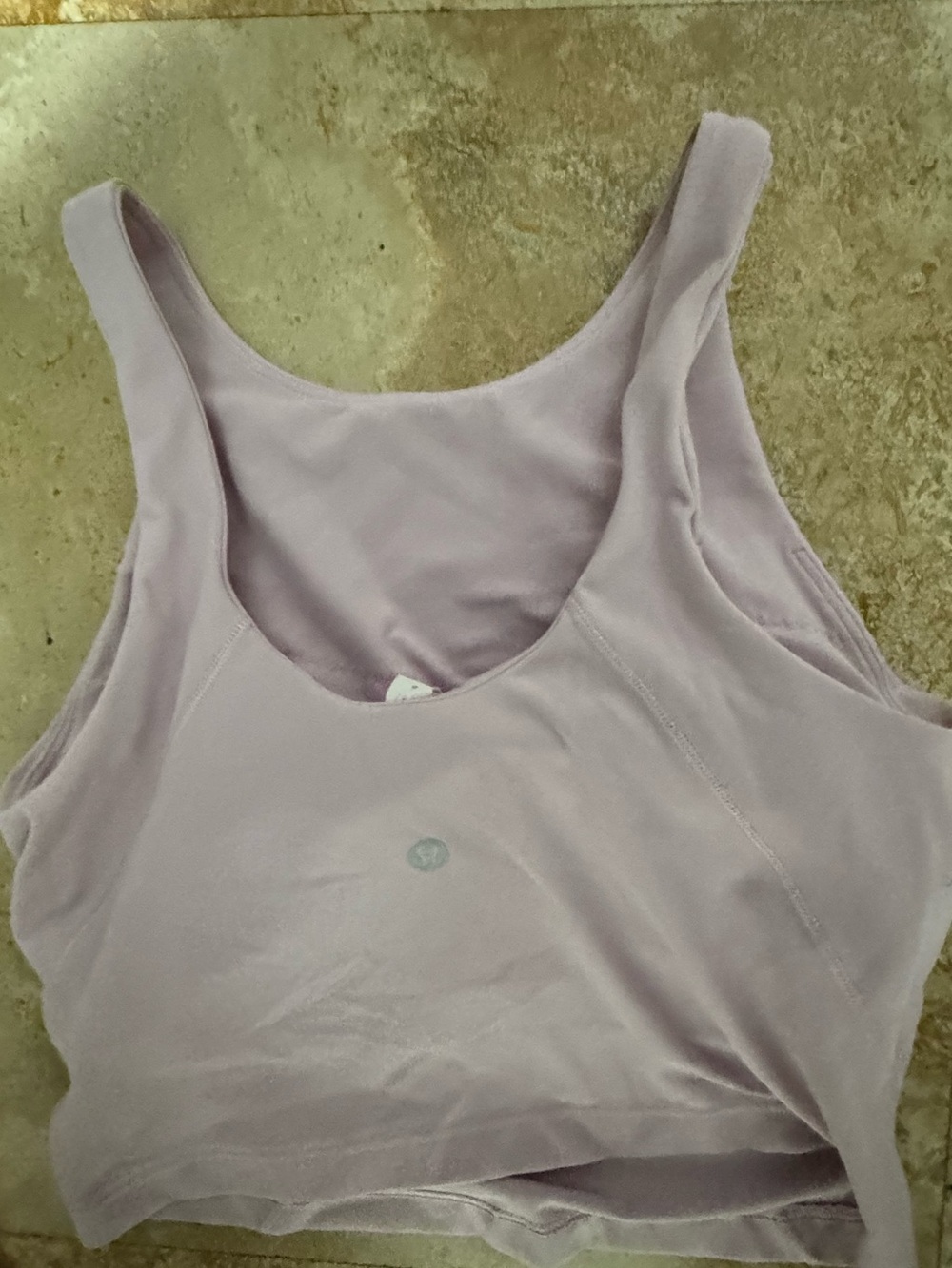 Pink Crop Sports Bra Tank Top